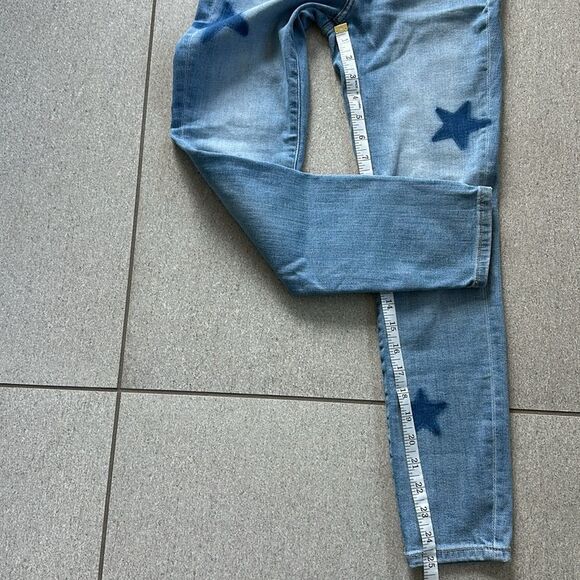 EUC DL1961 Florence Crop Mid Rise Instasculpt Skinny Jeans w/ Stars in Warren 24 - Picture 15 of 16